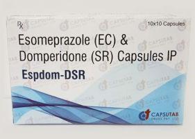 Esomeprazole 40mg, Domperidone 30mg Capsules