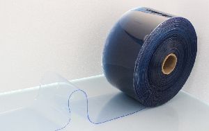 3 mm Tint Blue PVC Strip Curtain (Non DOP)