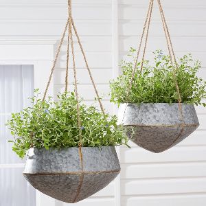 Stainless Steel Hanging Planter