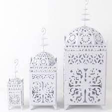 White Moroccan Lantern