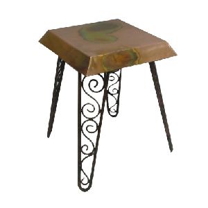 Wooden and Metal Table