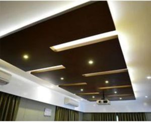 Laminated Wooden False Ceiling