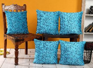 Suede Design Vegan Leather Like Cushion Cover