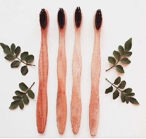 Neem Wood Eco-Friendly Pack of 4 Family Toothbrush