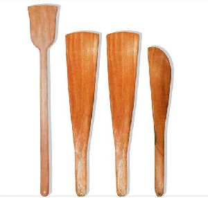 Neem Wood Eco-Friendly Set of 4 Serving Cooking Ladles