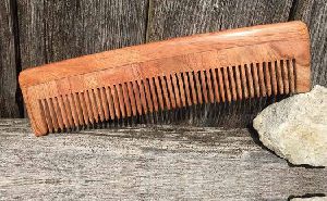Neem Wood Handmade Eco-Friendly Medium Bristle Comb Without Handle