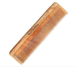 Neem Wood Handmade Fine Hair Eco-Friendly Thin Bristle Comb