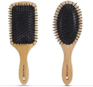 Wooden Styling & Detangling Pack of 2 Hair Brush