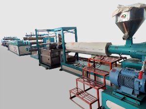 90 mm PP (Fibrillated) Tape Extrusion Plant with Hot Air Oven