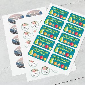 PVC Matt Stickers