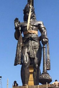 Metal Hanuman Statue