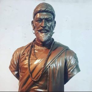 Metal Shivaji Maharaj Bust