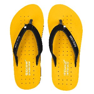 Yellow Flat Ladies Slippers