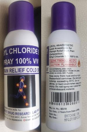 Ethyl Chloride  Spray