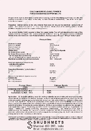 Calcium Hexaboride Powder
