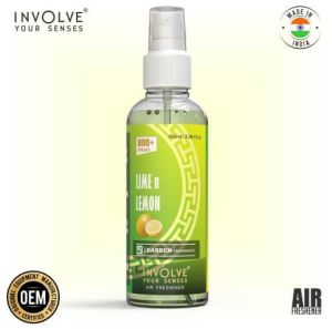 Involve Garden Fragrances Air Freshener Spray - Lemon Fragrance Car Air Perfume Spray