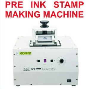 pre ink stamp making machine