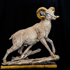 Resin Goat Statue