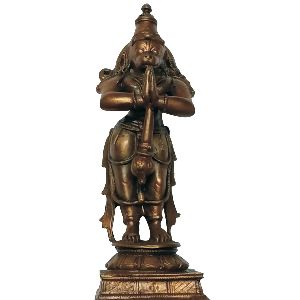S9036-16 - Aimpon Panchalogam Hanuman Idol 4inch 236grams