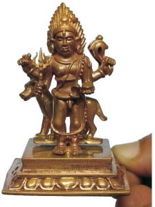 S9036-25 - Aimpon Tantrokta Panchaloha Bhairava Kalbairav Idol