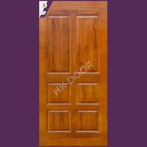Polished Burma Teak Wood Door