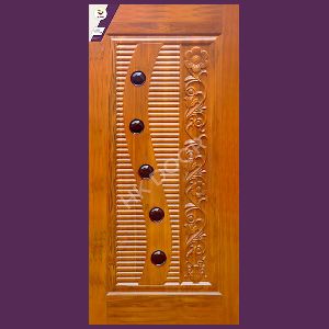 Decorative African Teak Wood Door
