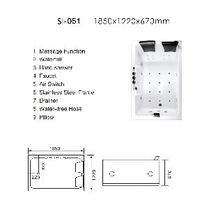 Jacuzzi 2 Person Massage Tub