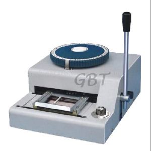 pvc card embossing machine