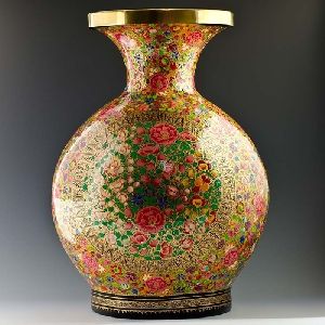 Hand Painted Flower Vase