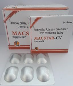 AMOXYCILLIN POTASSIUM CLAVULANIC ACID LACTIC ACID 60 MILLION SPORES TABLETS