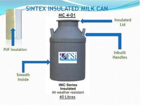 INSULATED MILK CANS