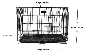 218 No. Dog Cage