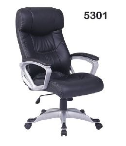 Mac Black Polyester Office Chair