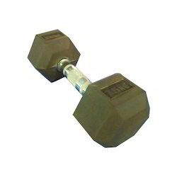 Rubberized Hex Dumbbell