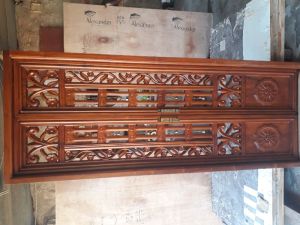 wood temple door
