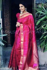 jacquard silk saree