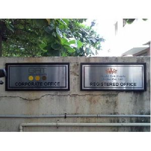 Stainless Steel Sign Board