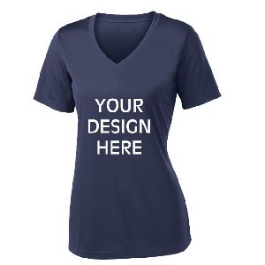 Private Label Women Slim Fit V Neck T-Shirt Manufacturer