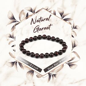 Certified Garnet Gemstone Bracelet