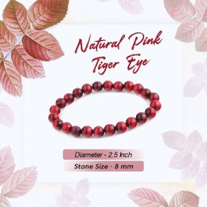 Pink Tiger Eye Bracelet