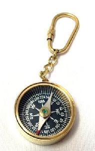Magnetic Compass Keychain