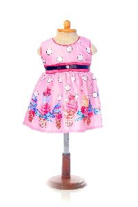 1004 Satin Baby Frock