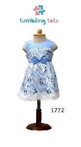 1772 Satin Baby Frock