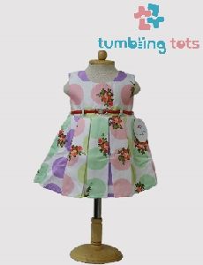 877 Satin Baby Frock