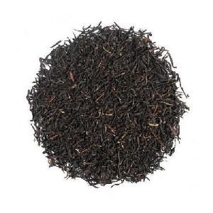 organic black tea leaf