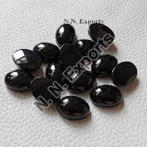 Black Onyx Oval Cabochon Gemstone