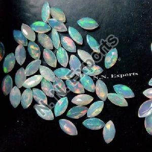 Ethiopian Opal Faceted Marquise Gemstone