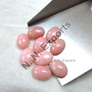 Pink Opal Cabochon Oval Gemstone