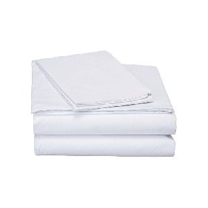 Plain / percale bed sheet for hotel