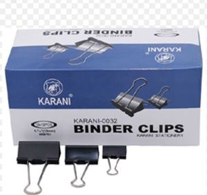 Black Binder Clips